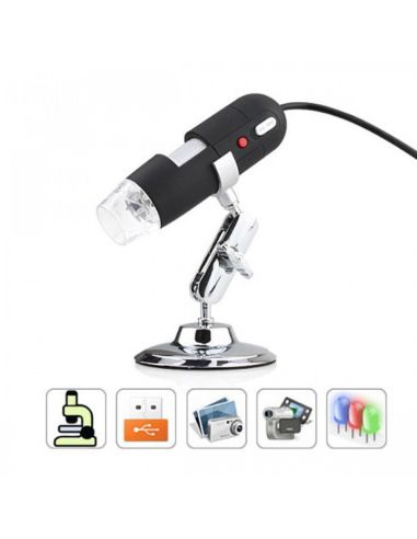 USB дигитален микроскоп, с 1000x увеличение, LED осветление