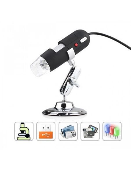 USB дигитален микроскоп, с 1000x увеличение, LED осветление