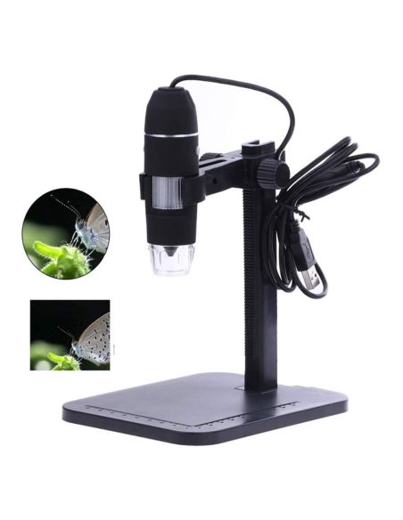 USB дигитален микроскоп, с 1000x увеличение, LED осветление