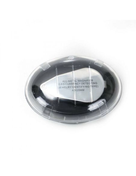 Малка джобна мини ръчна лупа с LED осветление