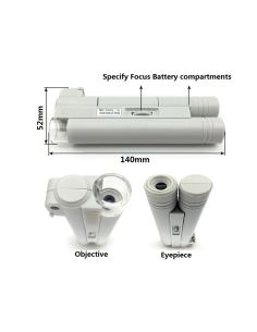 Преносим джобен микроскоп с LED подсветка и 100 х увеличение