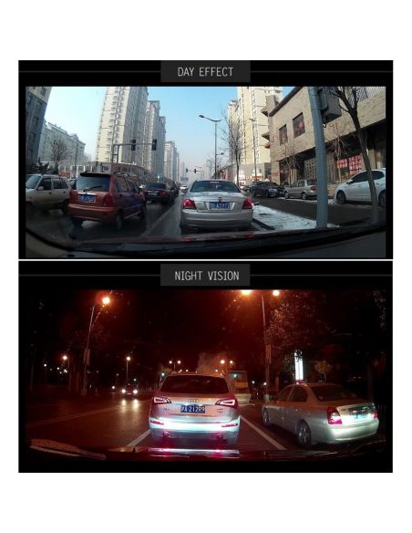 Full HD видеорегистратор огледало с допълнителна камера за задно виждане