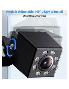 Универсална камера за задно виждане с нощен режим LED 2
