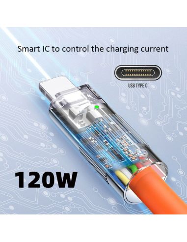 USB кабел със силиконово покритие Type C към Type C