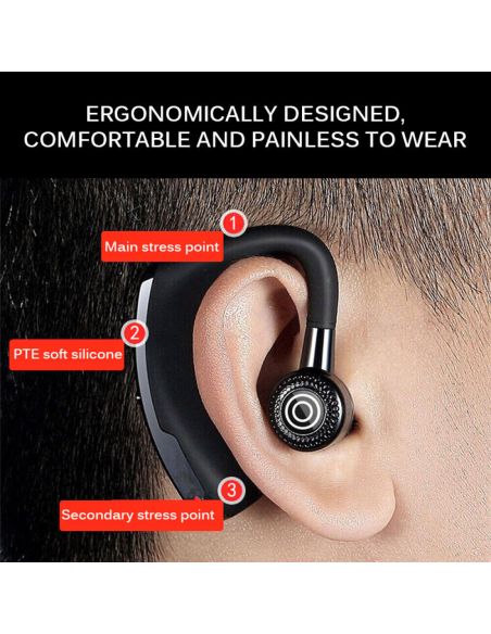 Безжична Bluetooth Хендсфри Слушалка - Стил и Комфорт за Вашия Разговор