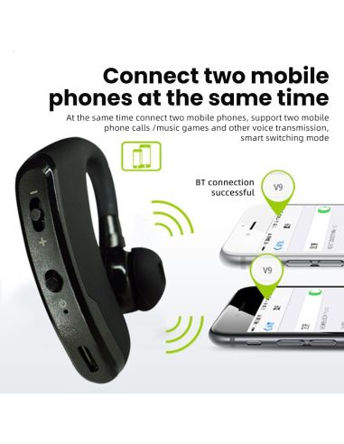 Безжична Bluetooth Хендсфри Слушалка - Стил и Комфорт за Вашия Разговор
