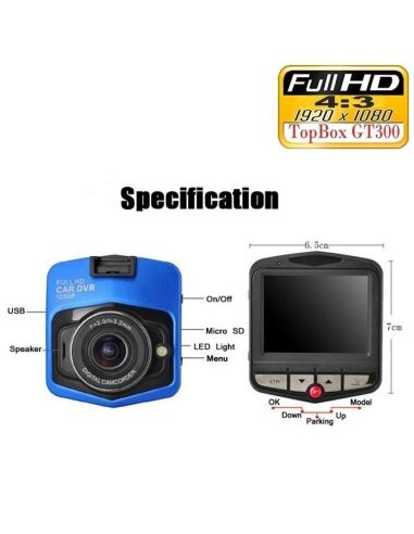 Видеорегистратор за кола Автомобилен DVR Full HD 1080p камера