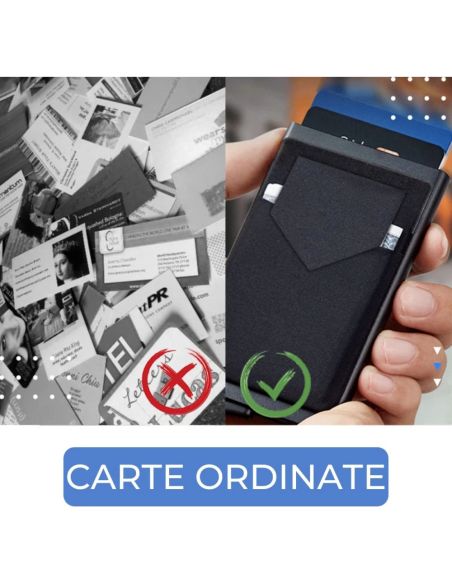 СИВ Портфейл и картодържател с бутон за автоматично изкачване на картите