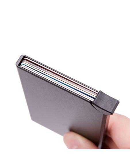 Картодържател с RFID Защита за Безконтактни Карти - Алуминиев