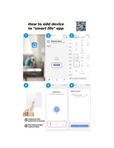 Wi-Fi Смарт Сензорен Ключтление за осветление с тъч стъклен панел