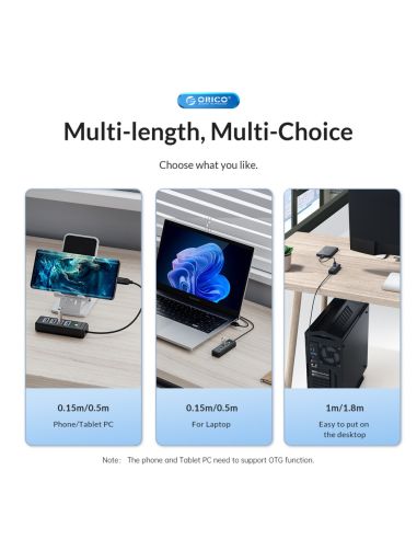 4-портов USB HUB 3.0 с Висока Скорост 5Gbps
