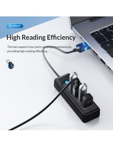 4-портов USB HUB 3.0 с Висока Скорост 5Gbps