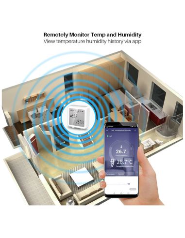 Wifi стаен термометър хигрометър със сензор за температура и влажност