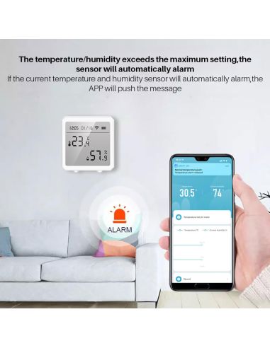 Wifi стаен термометър хигрометър със сензор за температура и влажност