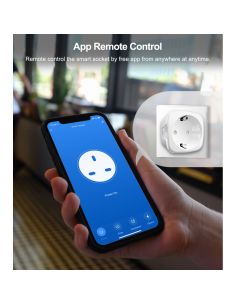 Смарт Wifi контакт за 20 ампера - за климатик, бойлер, печка и др 2