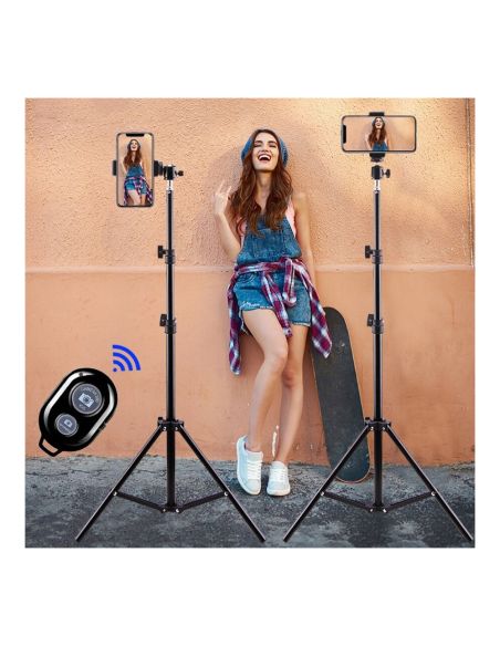 Статив за телефон, фотоапарат или селфи ринг с регулиращи се крачета