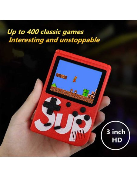 Преносима ретро конзола Sup Game Box с вградени 400 игри