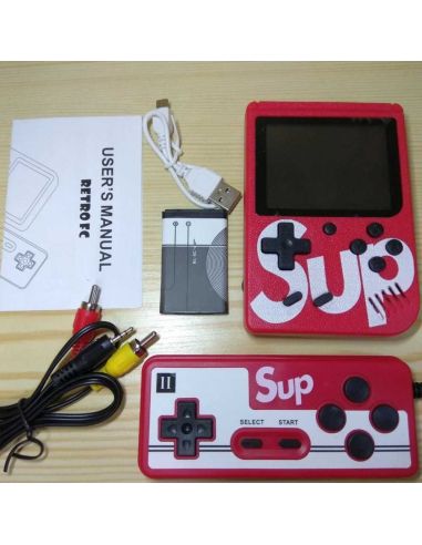 Преносима ретро конзола Sup Game Box с вградени 400 игри