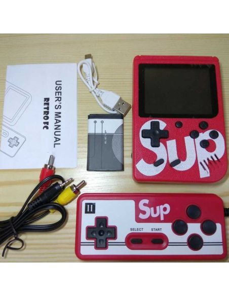 Преносима ретро конзола Sup Game Box с вградени 400 игри