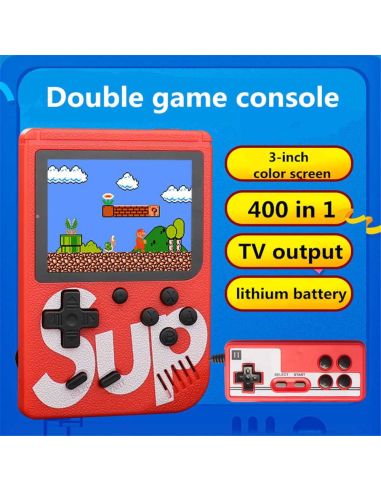 Преносима ретро конзола Sup Game Box с вградени 400 игри