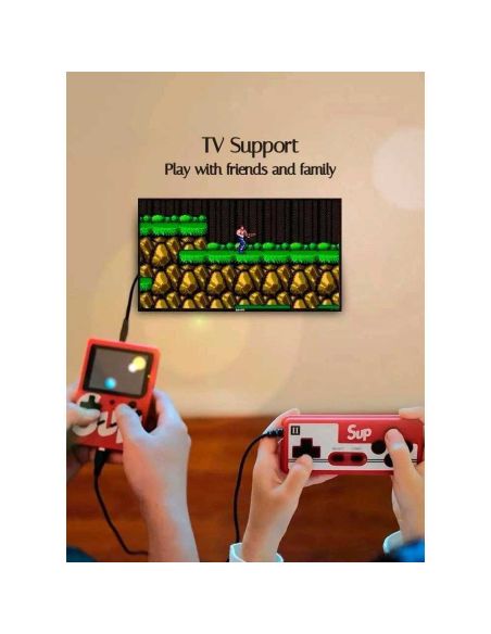 Преносима ретро конзола Sup Game Box с вградени 400 игри