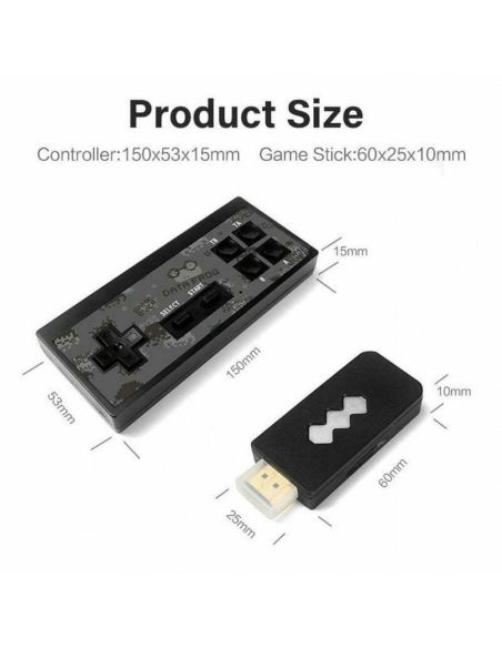 4K HDMI РЕТРО TV КОНЗОЛА С 999 ИГРИ - БЕЗЖИЧНА