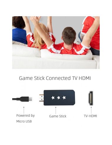 4K HDMI РЕТРО TV КОНЗОЛА С 999 ИГРИ - БЕЗЖИЧНА