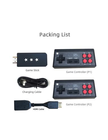 4K HDMI РЕТРО TV КОНЗОЛА С 999 ИГРИ - БЕЗЖИЧНА