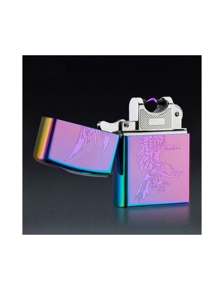 Луксозна ветроупорна електрическа запалка с волтова дъга и USB зареждане