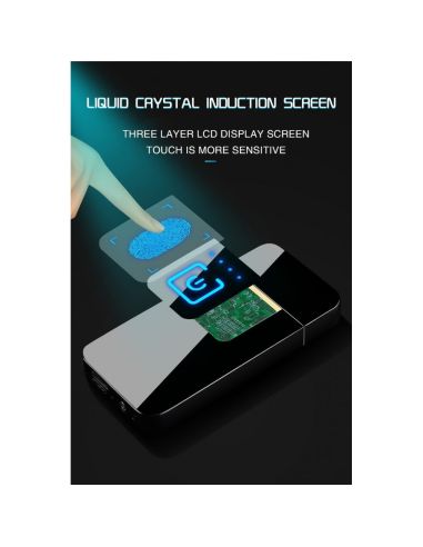 USB запалка с тъч скрийн, без пламък