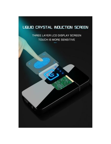 USB запалка с тъч скрийн, без пламък