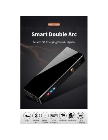 Луксозна Usb Запалка с двойна волтова дъга и Touch