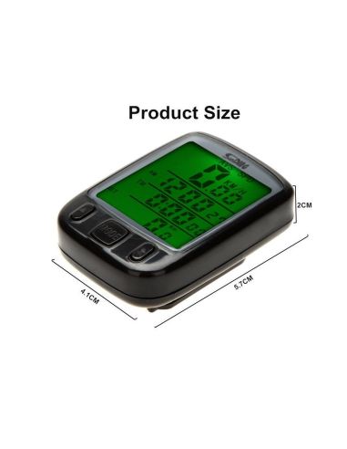 Водоустойчив безжичен LCD компютър за велосипед