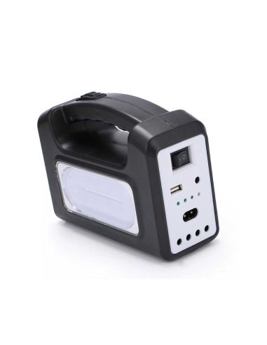 Мобилна соларна система GDLITE, 3 LED крушки, USB вход