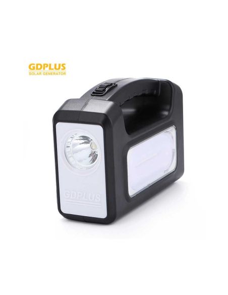 Мобилна соларна система GDLITE, 3 LED крушки, USB вход