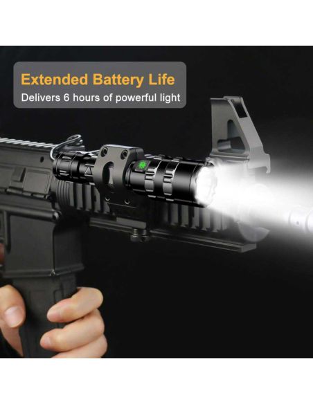 Супер мощен LED фенер от ново поколение XHP50 с четворна мощност CREE T6