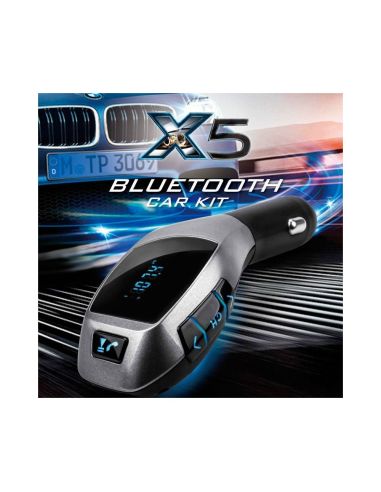 Bluetooth трансмитер за автомобил с LCD дисплей X5