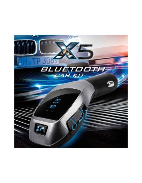 Bluetooth трансмитер за автомобил с LCD дисплей X5
