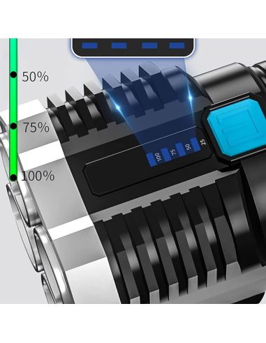 Мощен LED фенер със светлинен поток 1000Lm.