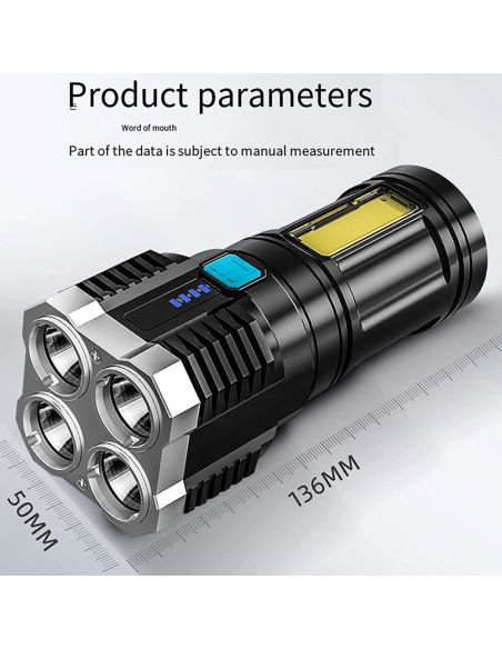 Мощен LED фенер със светлинен поток 1000Lm.