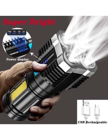 Мощен LED фенер със светлинен поток 1000Lm.