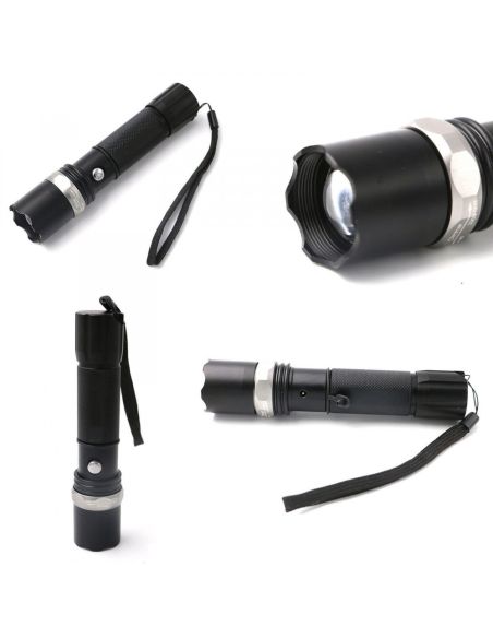Мощен Фенер с CREE LED диод - Police 12 000W със зарядно за кола