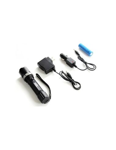 Мощен Фенер с CREE LED диод - Police 12 000W със зарядно за кола