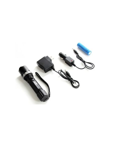 Мощен Фенер с CREE LED диод - Police 12 000W със зарядно за кола