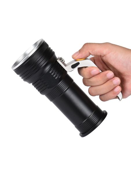 Мощен CREE T6 LED фенер с дръжка