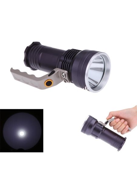 Мощен CREE T6 LED фенер с дръжка