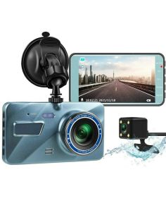 Видеорегистратор за кола с 2 камери FULL HD 1296P с камера за паркиране