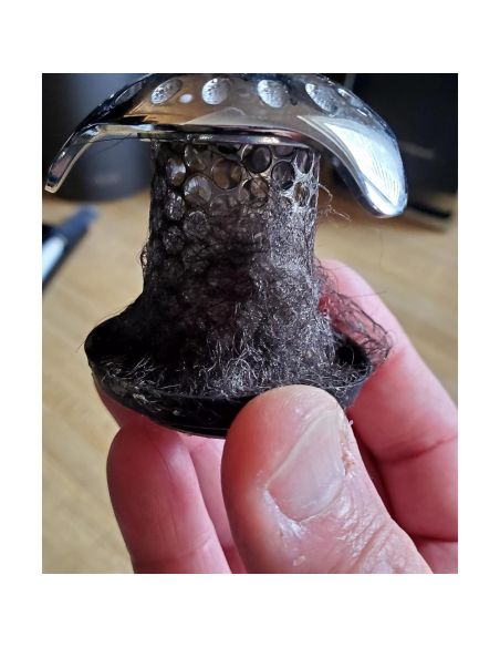 Филтър за сифон за мивка или баня за събиране на косми