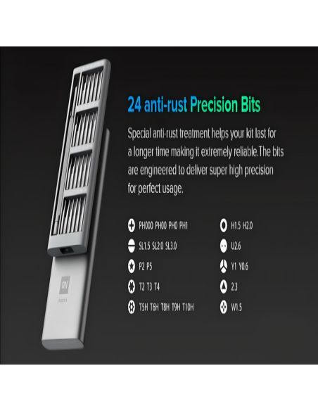 Eлектрическа отвертка Xiaomi - Mi Cordless Precision - 24 части