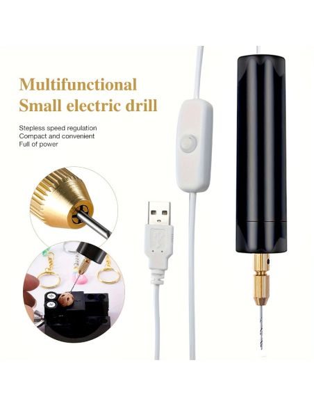 Мини електрическа дрелка с USB кабел